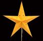 Preview: Lotus orange - Foldable glowing star, paper poinsettia with 5 points, 60 cm